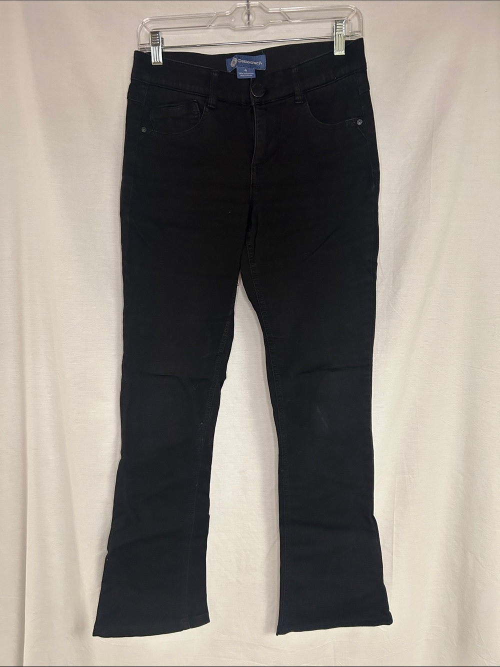 Democracy Black Flare Jeans for Women
